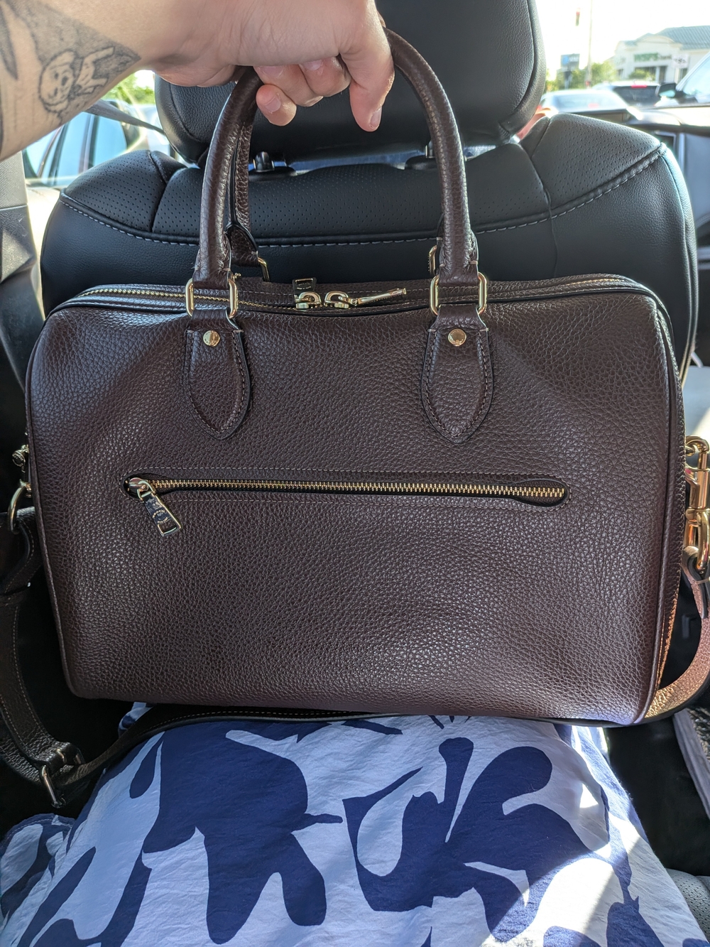 Coach Large Rowan In Maple (Slouchy Version) - Picture 9 of 11